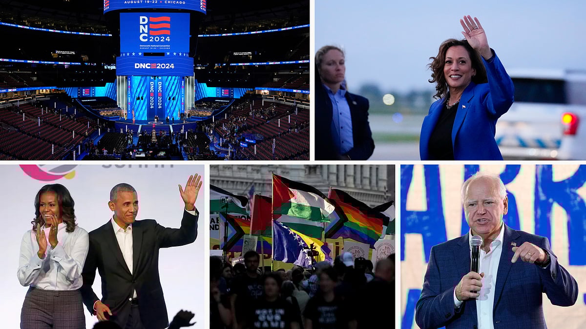 | Photo: AP : Democratic National Convetion all set to begin in Chicago